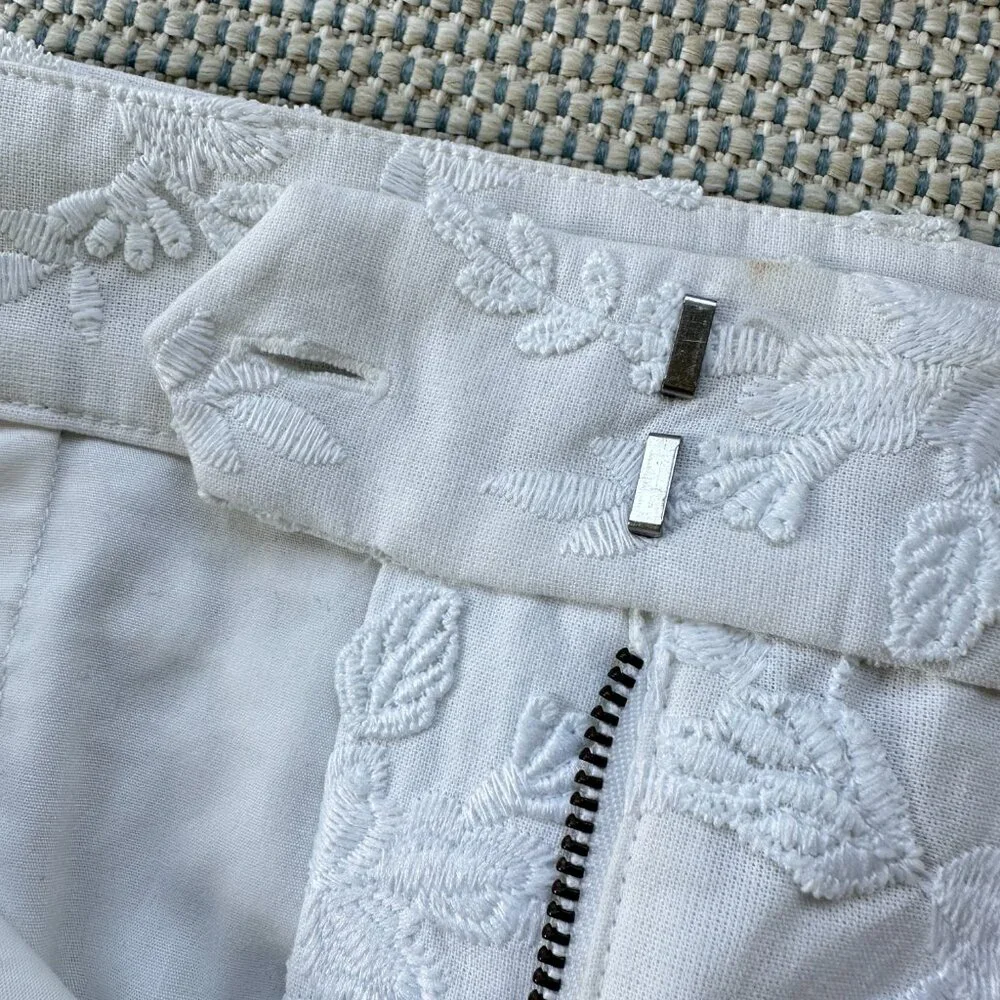 LOFT "Riviera" Shorts with Floral Embroidery - Picture 7 of 10
